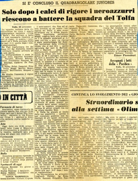 MESSAGGERO 29 settembre 1964